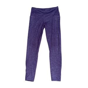 Athleta High Rise Chaturanga Capri Leggings Purple Size Medium